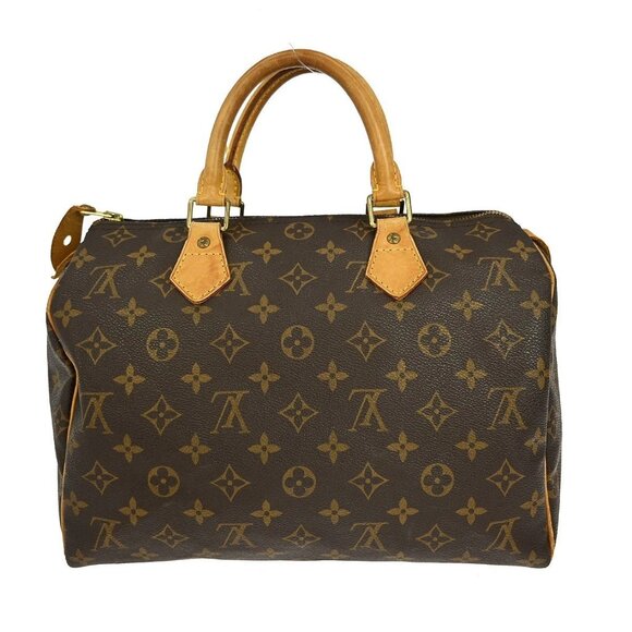 Louis Vuitton Speedy 30 Hand Bag Monogram Canvas M41526 AA1025 YQ03676 - Picture 2 of 9